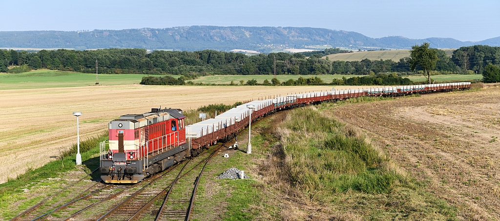 742.200 (6.9. 2021) - Skovice, sunutí do trati a následný odjezd opačným směrem do Čáslavi