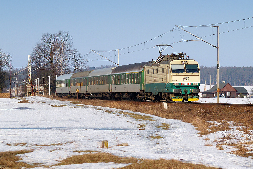 150.021 Blešno (25.2. 2006) - ve směru do Týniště (Letohradu)    
