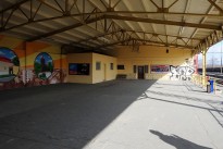 Původní prostor u výpravní budovy (6.3. 2015)