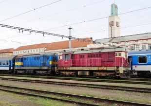 Přeprava lokomotiv 721 a 742