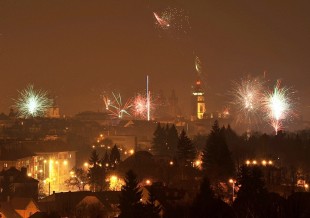 Nový rok 2014 v Hradci Králové