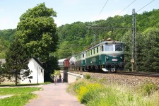 180.002 Mítkov (27.5. 2007) - společně s lokomotivou 180.001
