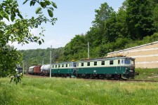 180.002 Mítkov (27.5. 2007) - společně s lokomotivou 180.001     