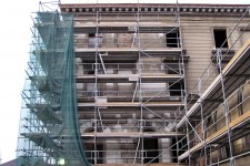 Choceň (22.10. 2004) - oprava vnějšího pláště budovy