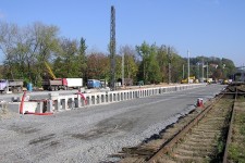 Choceň (18.10. 2003) - výstavba 3. nástupiště