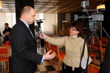 Ústí nad Orlicí (27.3. 2013) - briefing s novináři (rozhovor s ing. Šlégrem)