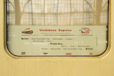 Vindobona, Praha hl.n. (12.4. 2003) - popis trasy vlaku