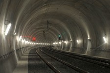 Votický/Olbramovický tunel (25.4. 2013) - úsek Votice - Olbramovice (délka 588/480 m)