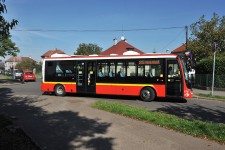 Elektrobus na konen zastvce Truhlsk (28.9. 2013)