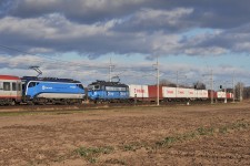1216.235 Starý Kolín (12.1. 2014) - protijedoucí 363.515 ČD Cargo