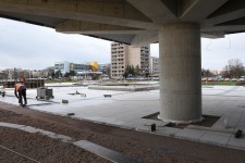 Pstupov plocha z velkoformtov dlaby pi realizaci