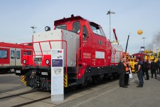 Posunovací motorová lokomotiva firmy Gmeinder