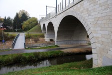 Rokycany (20.10. 2012) - mostní objekt po přestavbě