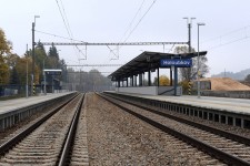 Holoubkov (20.10. 2012) - železniční stanice Holoubkov