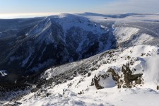 Krkonoše (8.12. 2012) - pohled ze Sněžky
