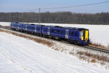 Class 385 HITACHI, Velim (11.1. 2017)