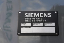 InnoTrans 2012 - Berlín (19.9. 2012) - jednotka Desiro RUS, výrobní štítek