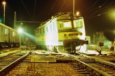 181.066 Týniště nad Orlicí (5.3. 1995) - vykolejení na výhybce ve stanici