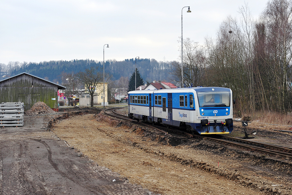 Příjezd osobního vlaku od Častolovic