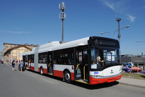 Trolejbus Tr 27 Solaris určený pro DP Ústí nad Labem