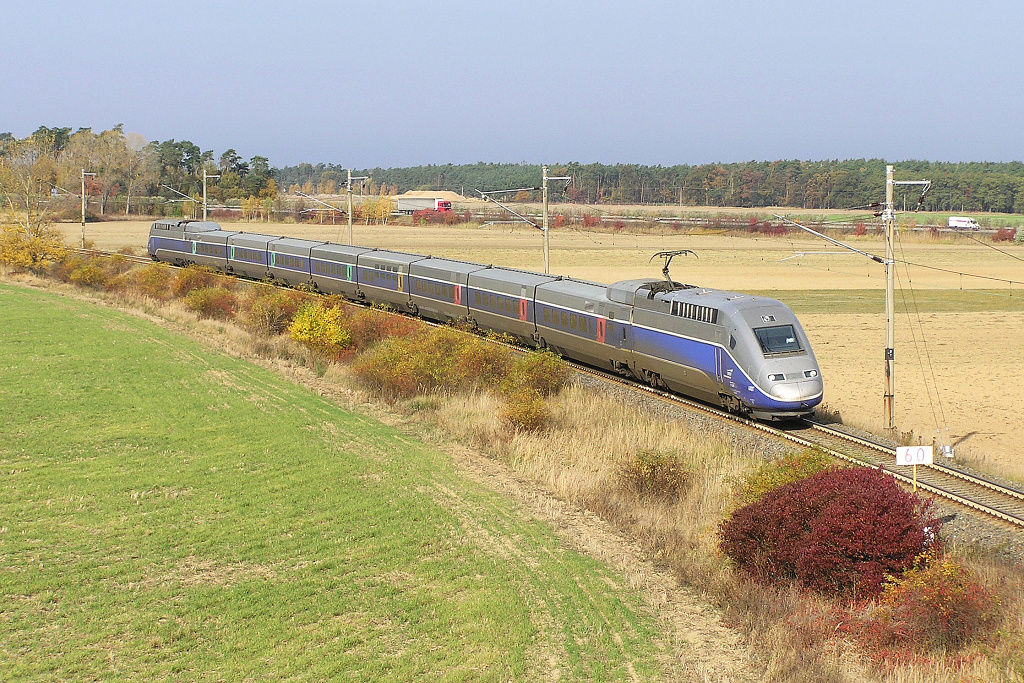 TGV 4401 Velim (25.10. 2004) - pro francouzské železnice SNCF