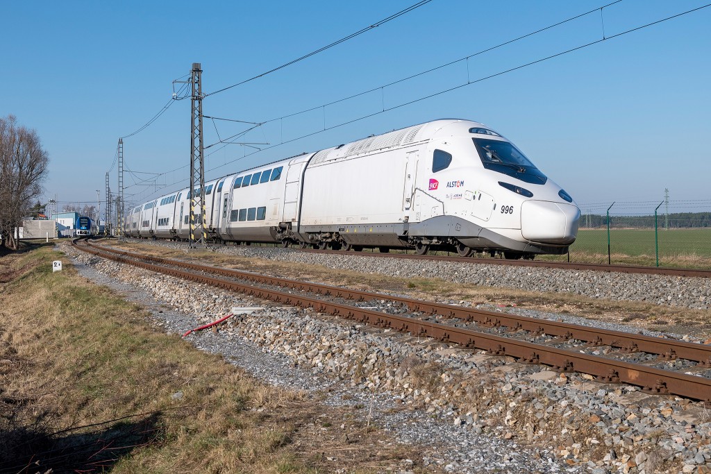 TGV M, Velim (9.2. 2023)