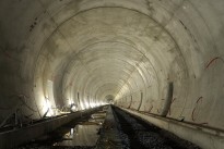 Zahradnický tunel (17.5. 2011) - během výstavby